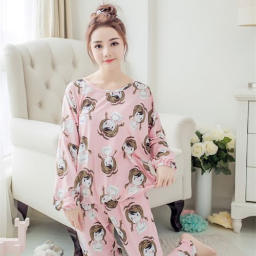 Pyjama pour femme en Coton à manches longues - Ref 2999227