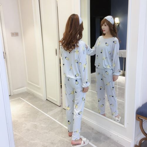 Pyjama pour femme en Coton à manches longues - Ref 2999228