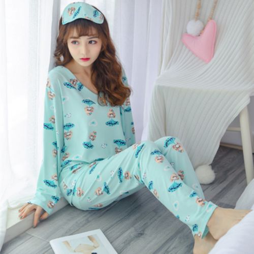 Pyjama pour femme en Coton à manches longues - Ref 2999237