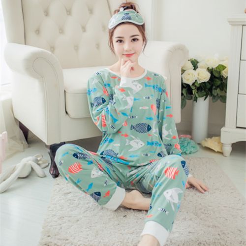 Pyjama pour femme en Coton à manches longues - Ref 2999249