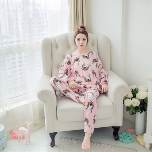 Pyjama pour femme en Coton à manches longues - Ref 2999250