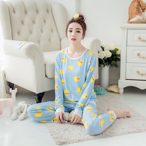 Pyjama pour femme en Coton à manches longues - Ref 2999257