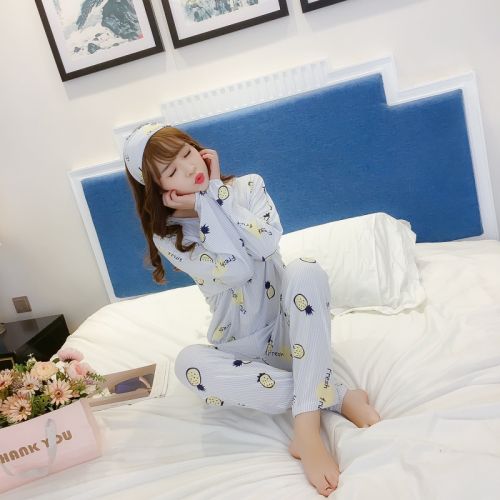 Pyjama pour femme en Coton à manches longues - Ref 2999260