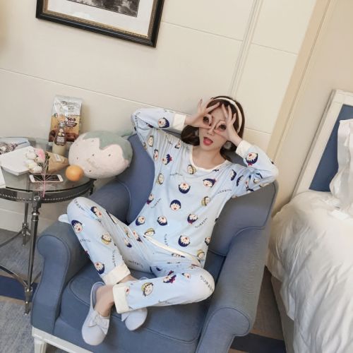 Pyjama pour femme en Coton à manches longues - Ref 2999265