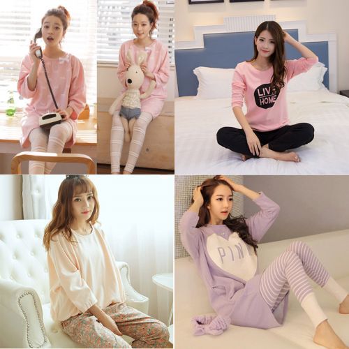 Pyjama pour femme en Polyester à manches longues - Ref 2999331