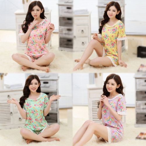 Pyjama pour femme en Polyester à manche courte - Ref 2999412