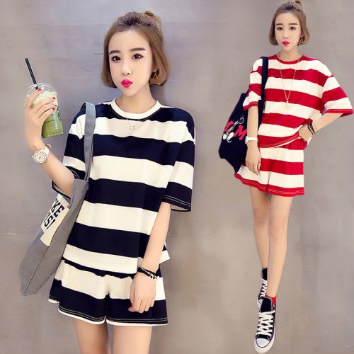 Pyjama pour femme en Coton à manche courte - Ref 2999426