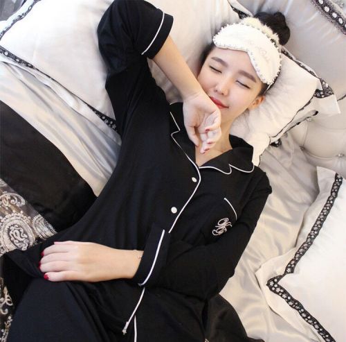 Pyjama pour femme en Polyester à manches longues - Ref 2999434