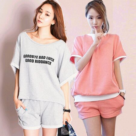 Pyjama pour femme en Polyester à manche courte - Ref 2999506