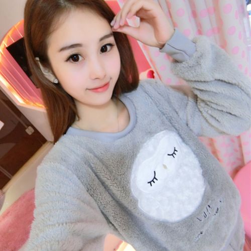 Pyjama pour femme en Polyester à manches longues - Ref 2999528