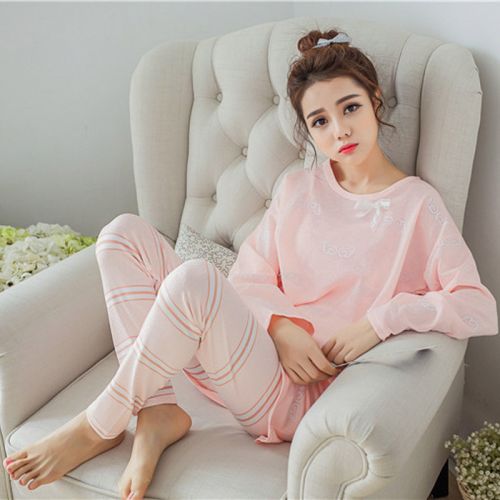 Pyjama pour femme en Polyester à manches longues - Ref 2999549