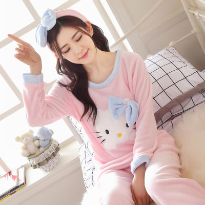 Pyjama pour femme en Polyester à manches longues - Ref 2999634