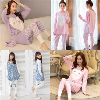 Pyjama pour femme à manches longues - Ref 2999669