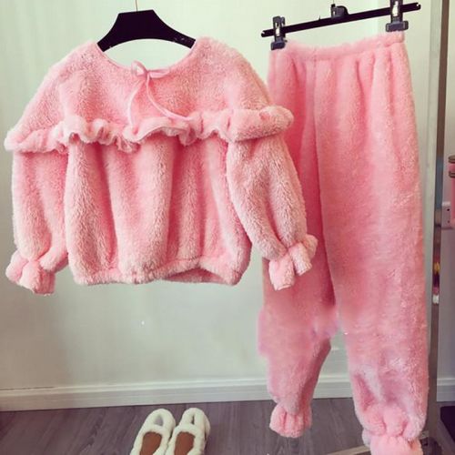 Pyjama pour femme en Coton à manches longues - Ref 2999680