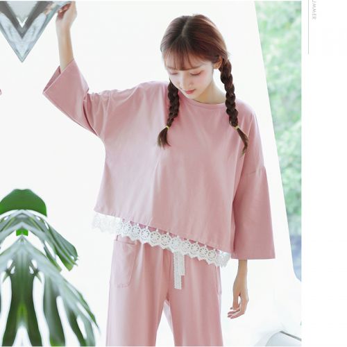 Pyjama pour femme en Coton à manches longues - Ref 2999693