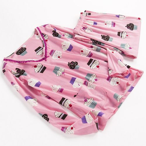 Pyjama pour femme en Coton à manches longues - Ref 2999711