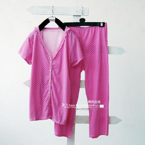 Pyjama pour femme en Coton à manche courte - Ref 2999716