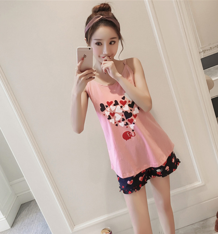 Pyjama pour femme en Coton à sling - Ref 2999748
