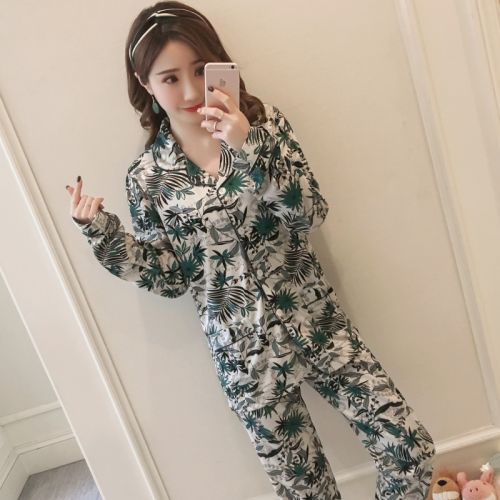 Pyjama pour femme en Coton à manches longues - Ref 2999750