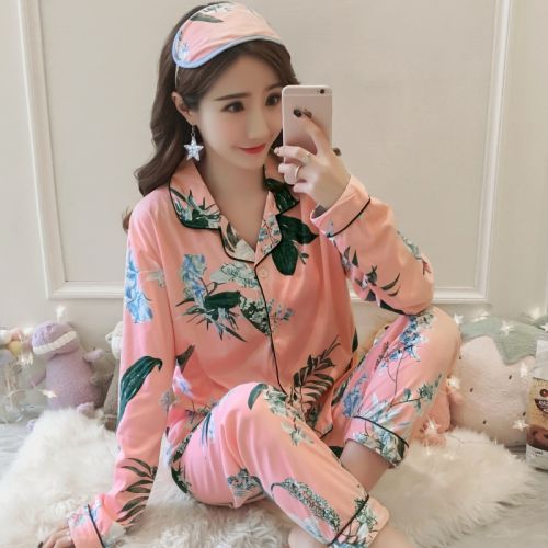 Pyjama pour femme en Coton à manches longues - Ref 2999756