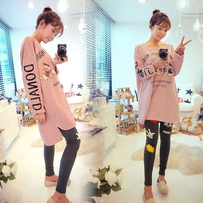 Pyjama pour femme en Coton à manches longues - Ref 2999793