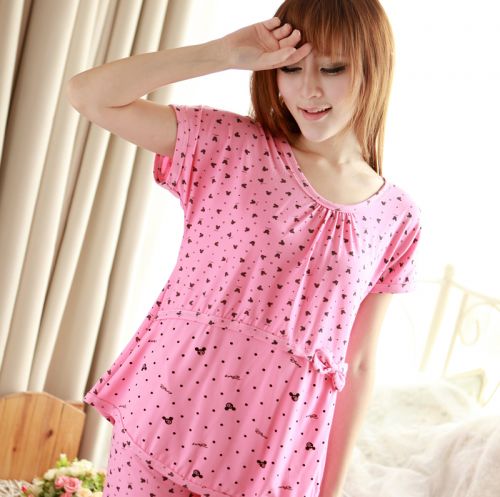 Pyjama pour femme en Coton à manche courte - Ref 2999816