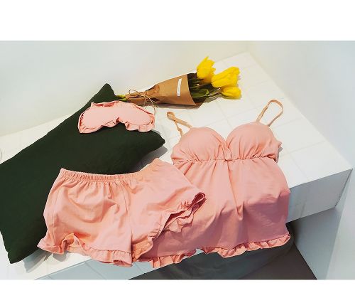 Pyjama pour femme en Coton à sling - Ref 2999822