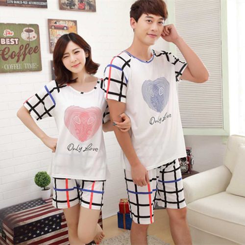 Pyjama pour femme en Coton à manche courte - Ref 2999836
