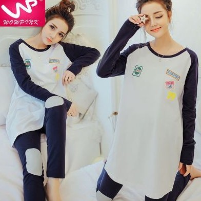 Pyjama pour femme en Polyester à manches longues - Ref 2999934
