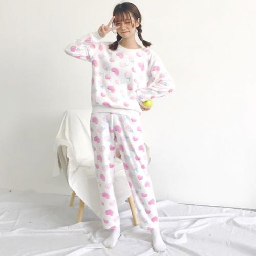 Pyjama pour femme en Polyester à manches longues - Ref 2999942