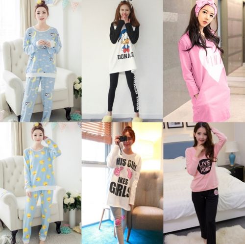 Pyjama pour femme en Coton à manches longues - Ref 2999976