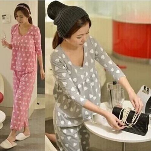Pyjama pour femme en Coton à manches longues - Ref 2999980