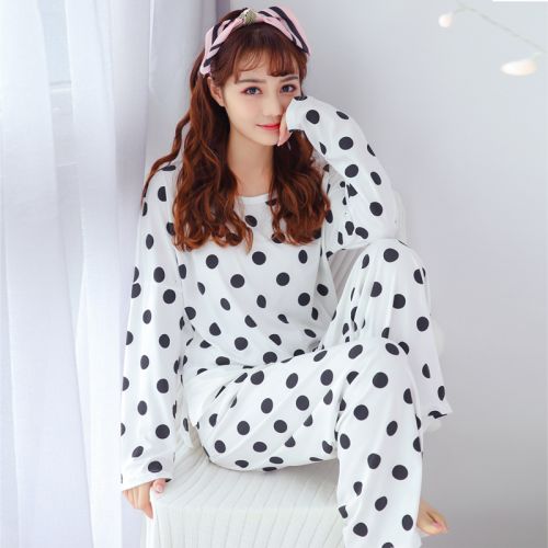 Pyjama pour femme en Polyester à manches longues - Ref 2999995