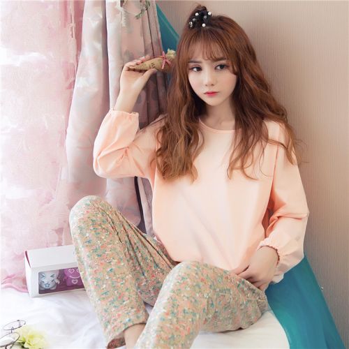 Pyjama pour femme en Coton à manches longues - Ref 3000012