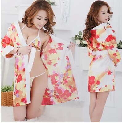 Pyjama pour femme en Soie de glace à manche courte - Ref 3000016