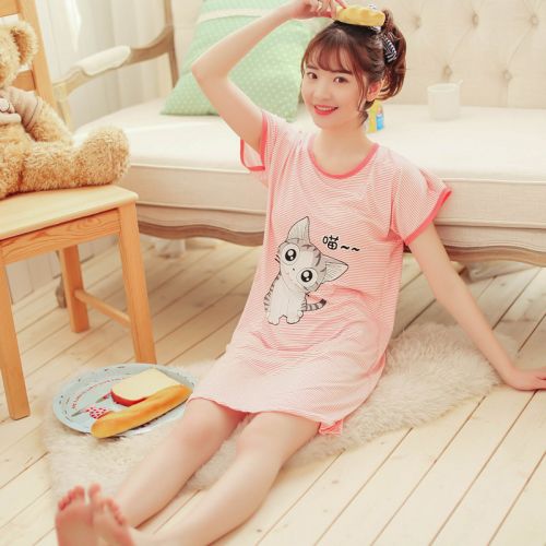Pyjama pour femme en Coton à manche courte - Ref 3000029