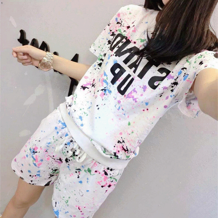 Pyjama pour femme en Coton à manche courte - Ref 3000051