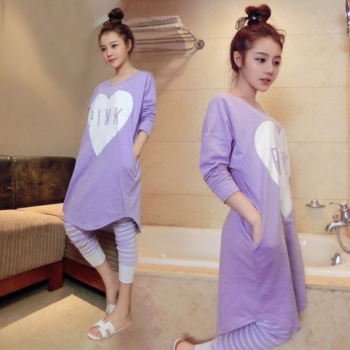 Pyjama pour femme en Coton à manches longues - Ref 3000060