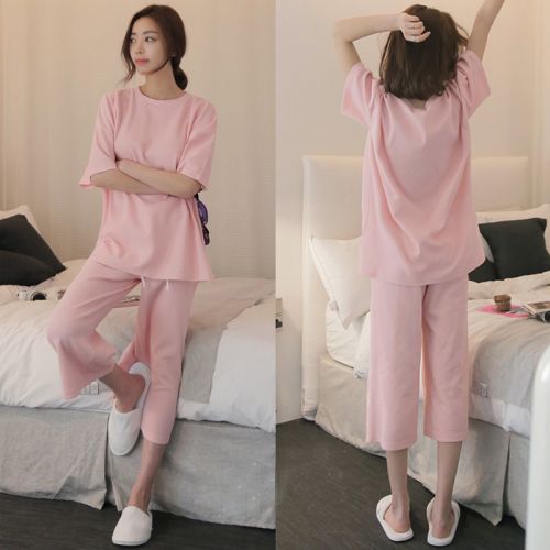 Pyjama pour femme en Coton à manchon moyen - Ref 3000106