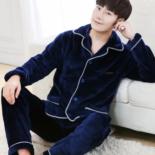 Pyjama pour homme MISHIMANG en Polyester à manches longues - Ref 2988269