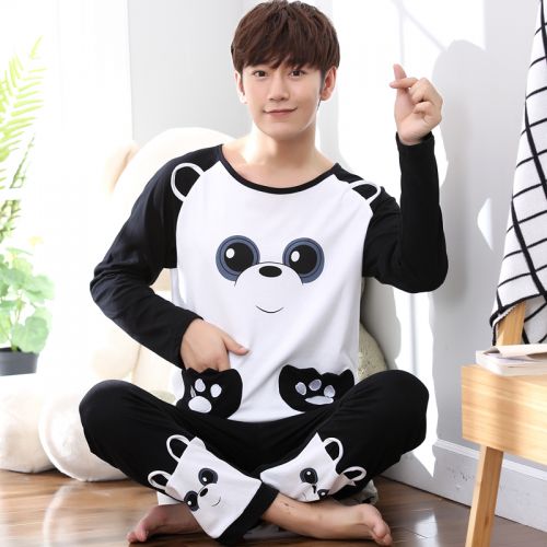 Pyjama pour homme en Coton à manches longues - Ref 2988293