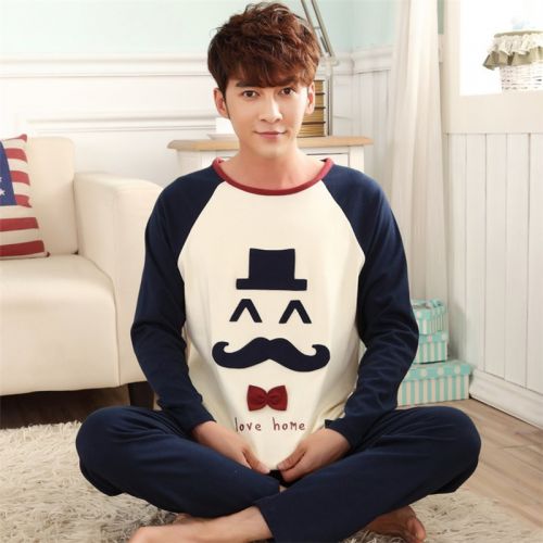 Pyjama pour homme en Coton à manches longues - Ref 2988298