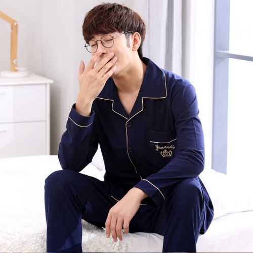 Pyjama pour homme en Coton à manches longues - Ref 2988316