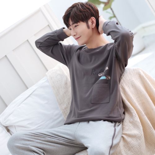 Pyjama pour homme en Coton à manches longues - Ref 2988323