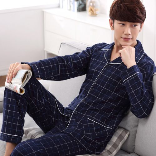 Pyjama pour homme en Coton à manches longues - Ref 2988359
