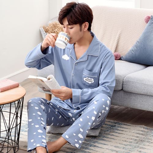 Pyjama pour homme en Coton à manches longues - Ref 3001860