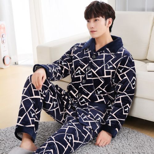 Pyjama pour homme ENFANTS QIAN STANDARD en Polyester à manches longues - Ref 3001879