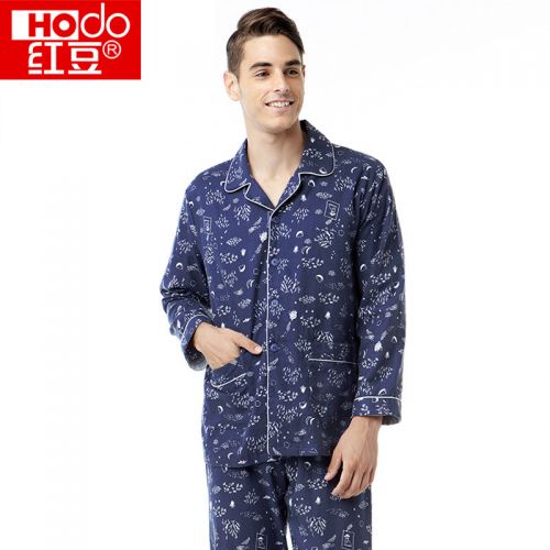 Pyjama pour homme HODO en Coton à manches longues - Ref 3002249
