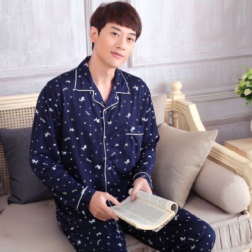 Pyjama pour homme en Coton à manches longues - Ref 3002332