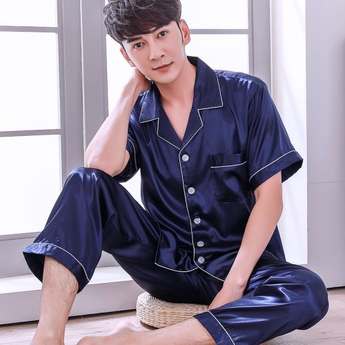 Pyjama pour homme en Polyester à manche courte - Ref 3002339